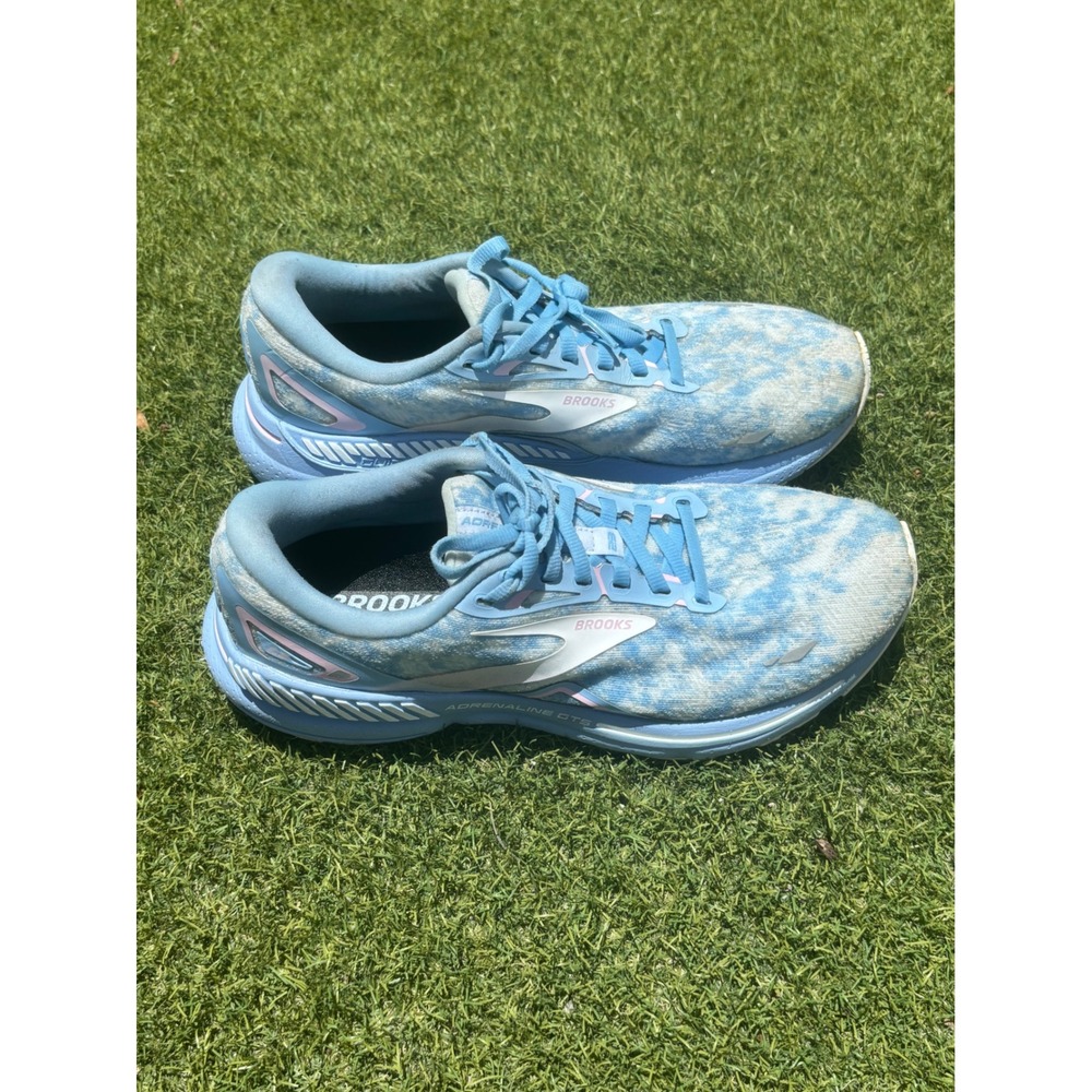 Brooks Adrenaline GTS 23 Womens Running Shoes Blue White Size 10.5 - Picture 10 of 14